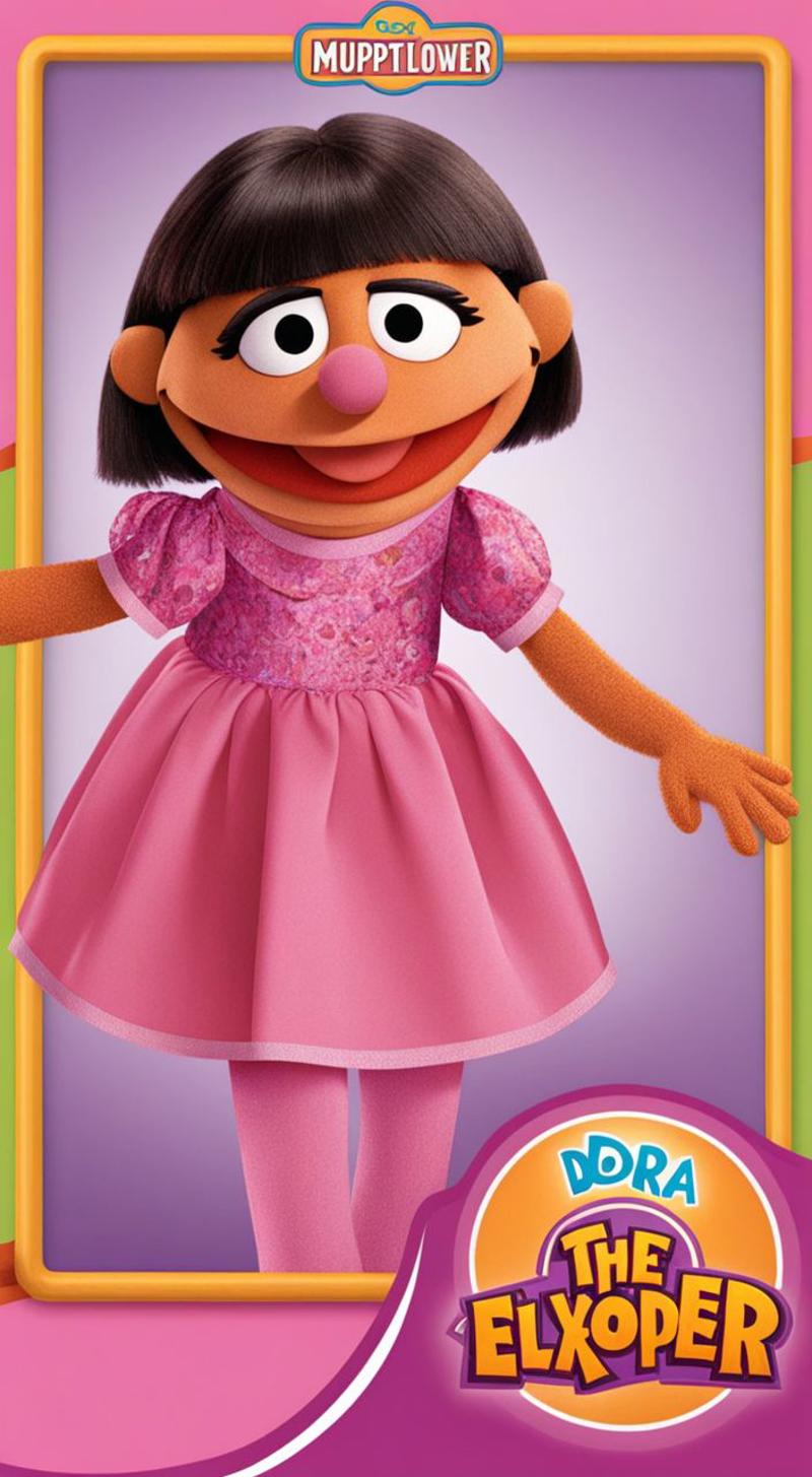 00068-20231114225907-7778-Dora the explorer MuppetShow  _lora_SDXL-MuppetShow-Lora-step00002500_1.0_.jpg